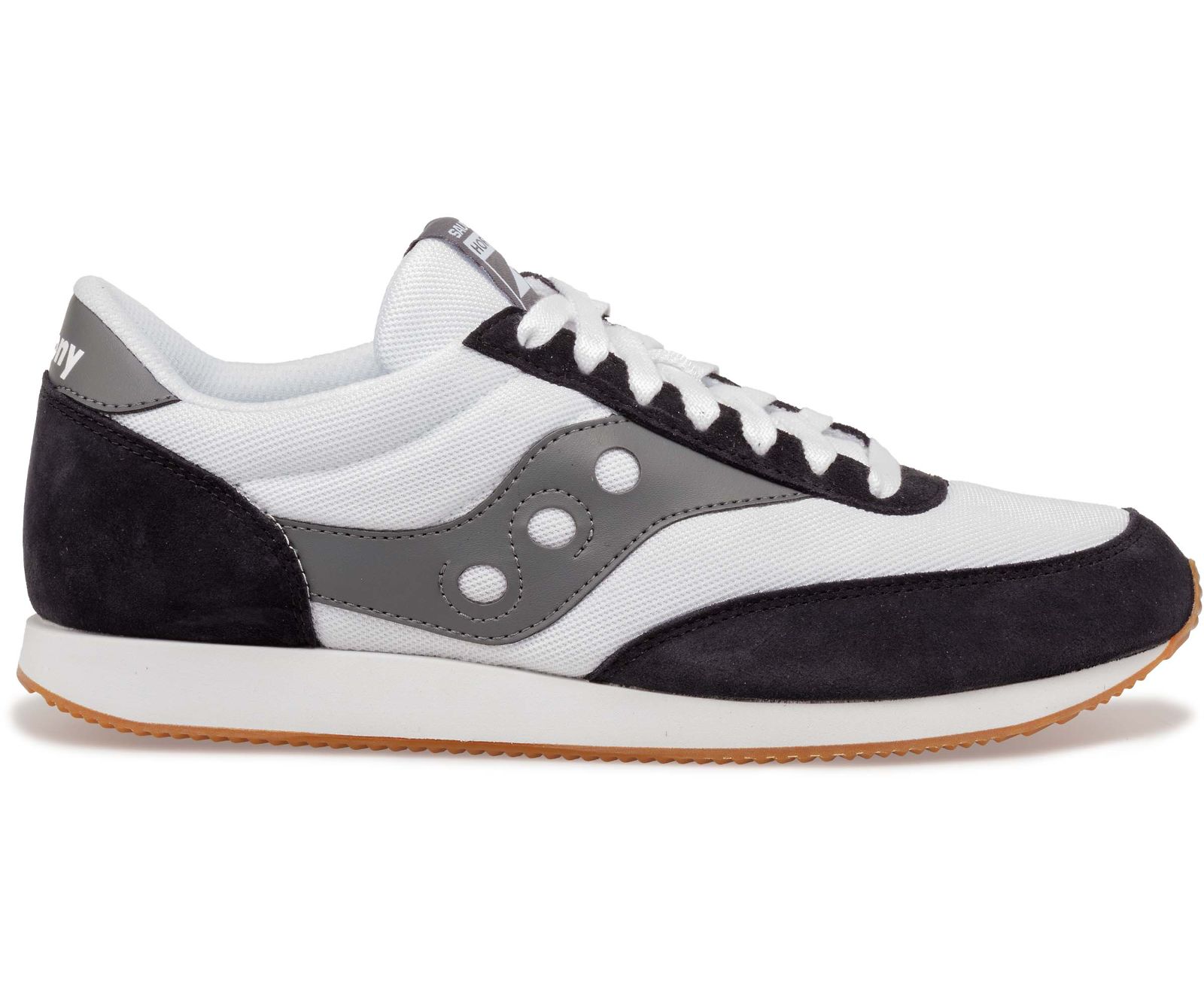 Men\'s Saucony Hornet Originals White / Black / Grey | Singapore 381JPQJ